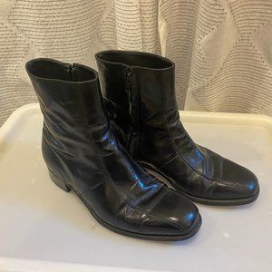 Vintage Mens Florsheim Imperial Black Boots Size M10